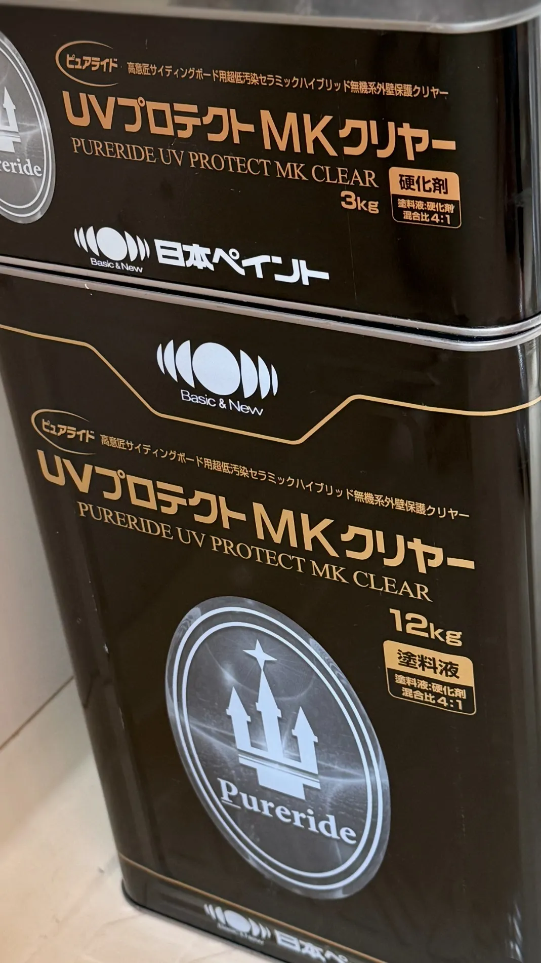 夏本番目前！無機クリア塗装の施工が完了しました