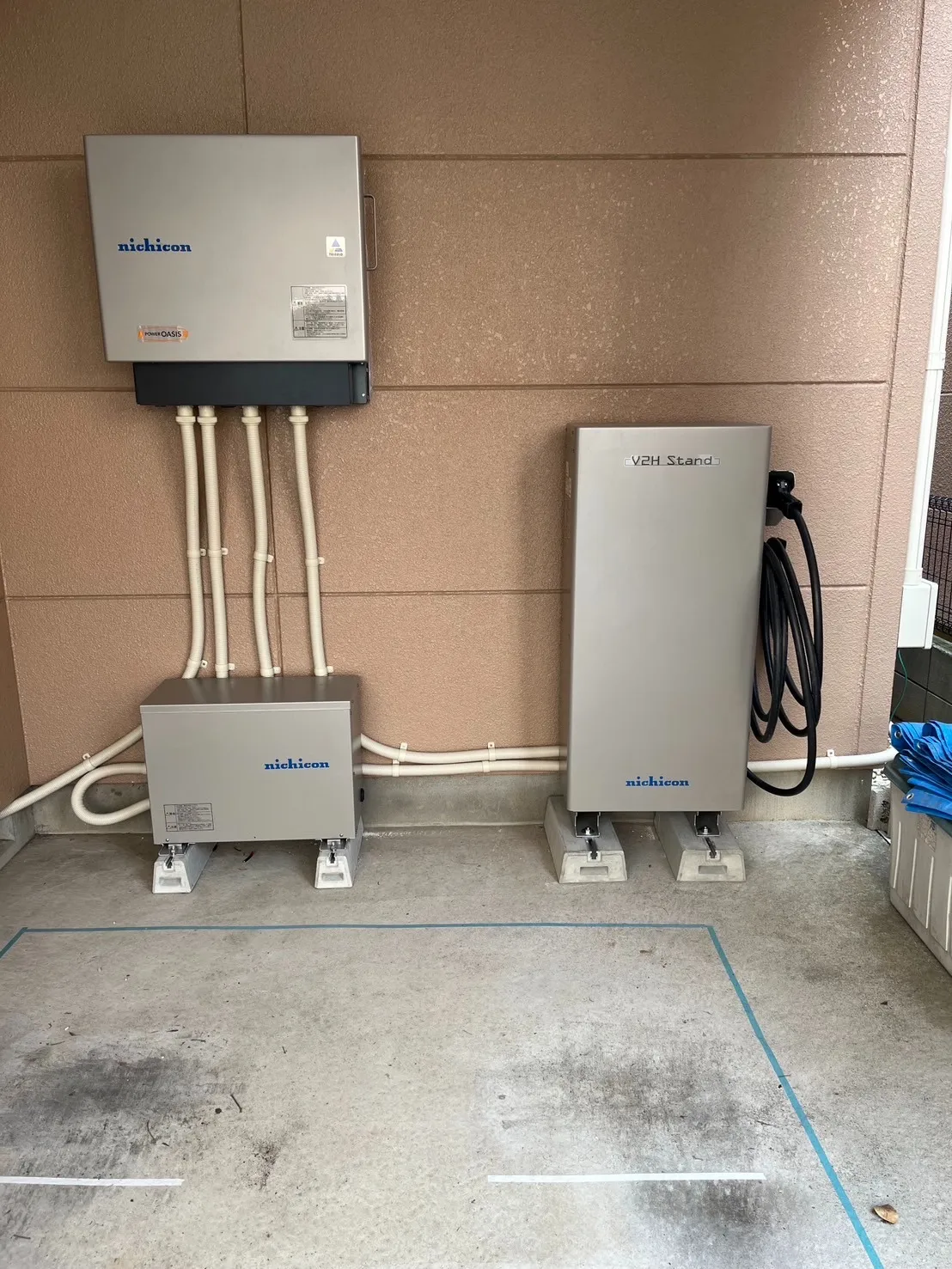 東京都葛飾区　S様邸 　蓄電池及びV2H新設